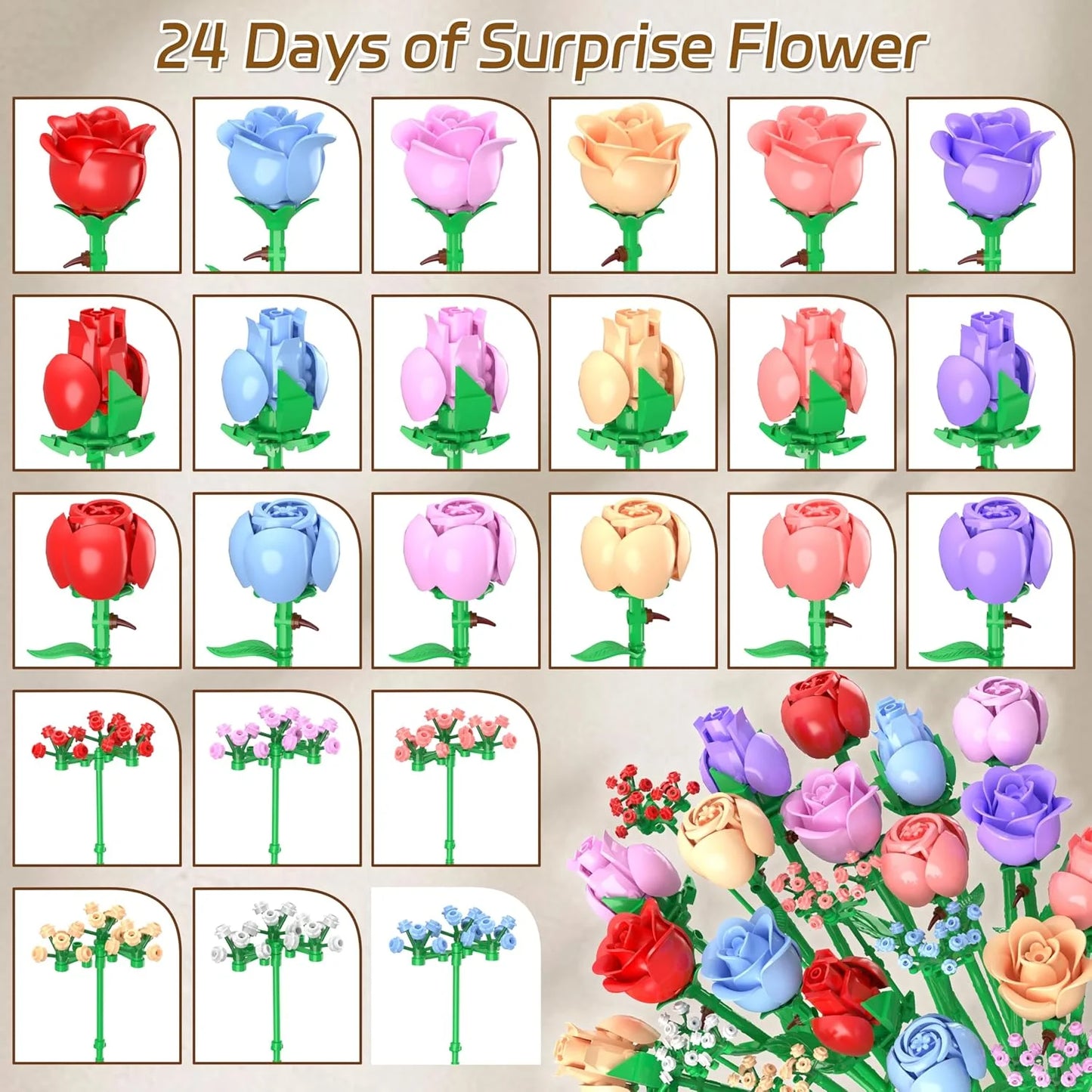 BouquetBrix - 24 Day Advent Calendar